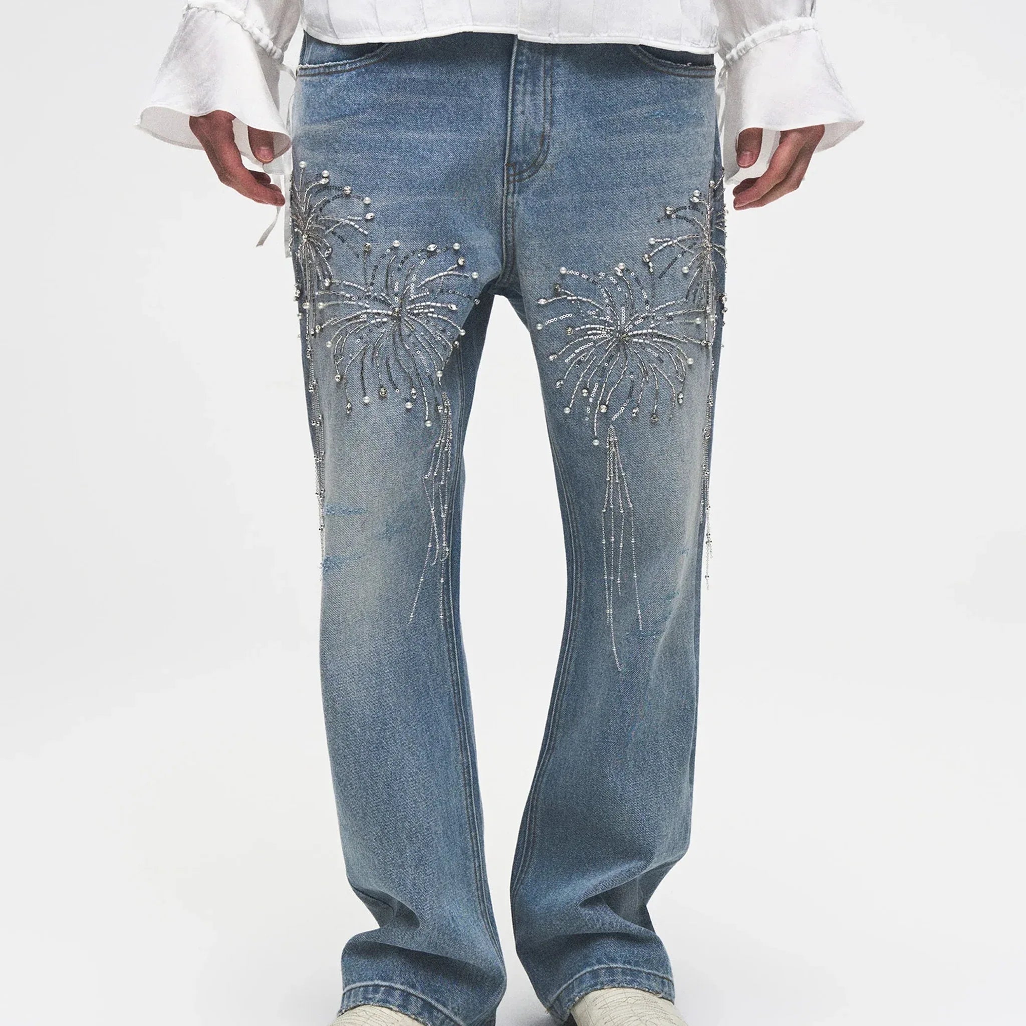 Fireworks Washed Denim - BIRTH OF ROYAL CHILD - VENTURER