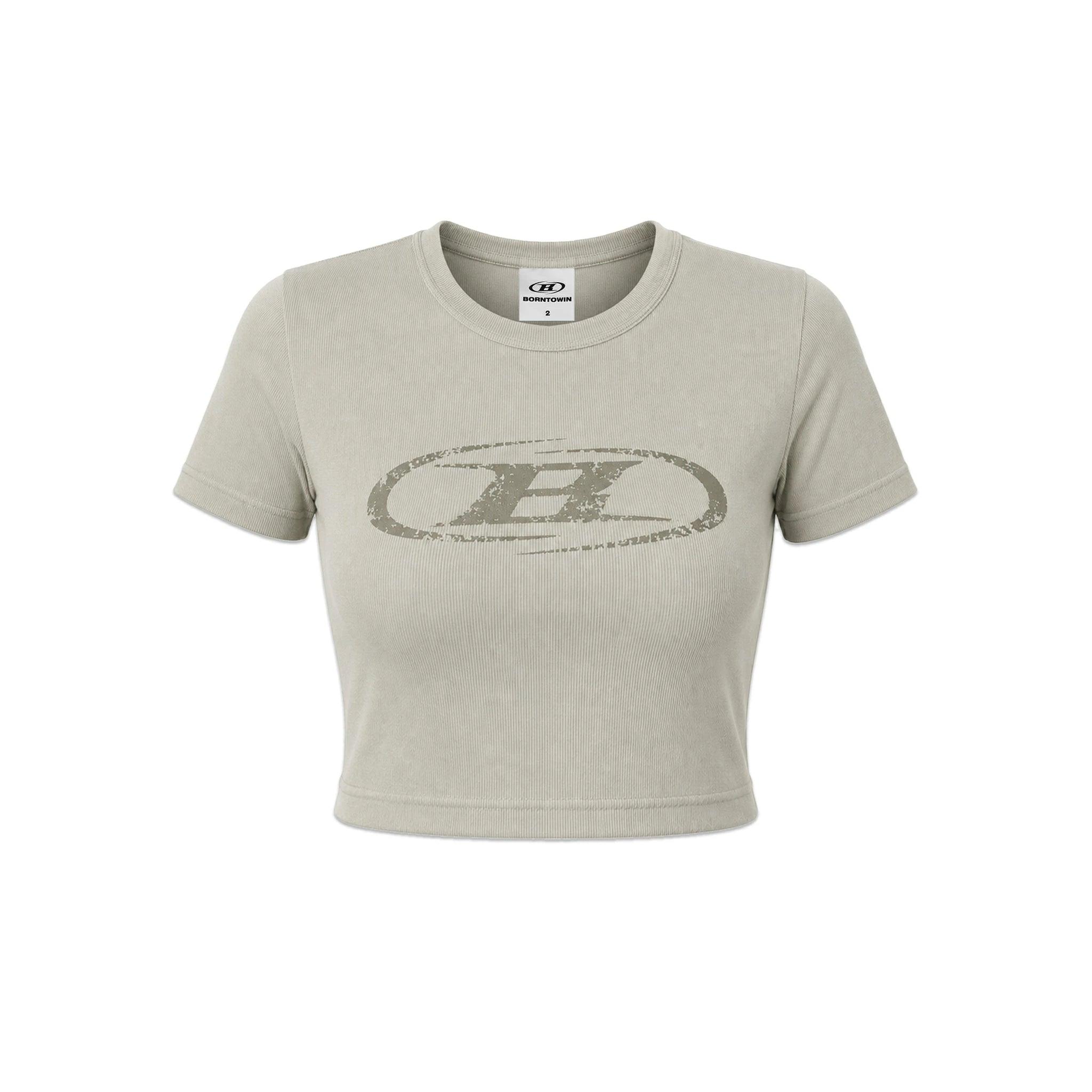 CRACK B PIGMENT CROP T-SHIRTS