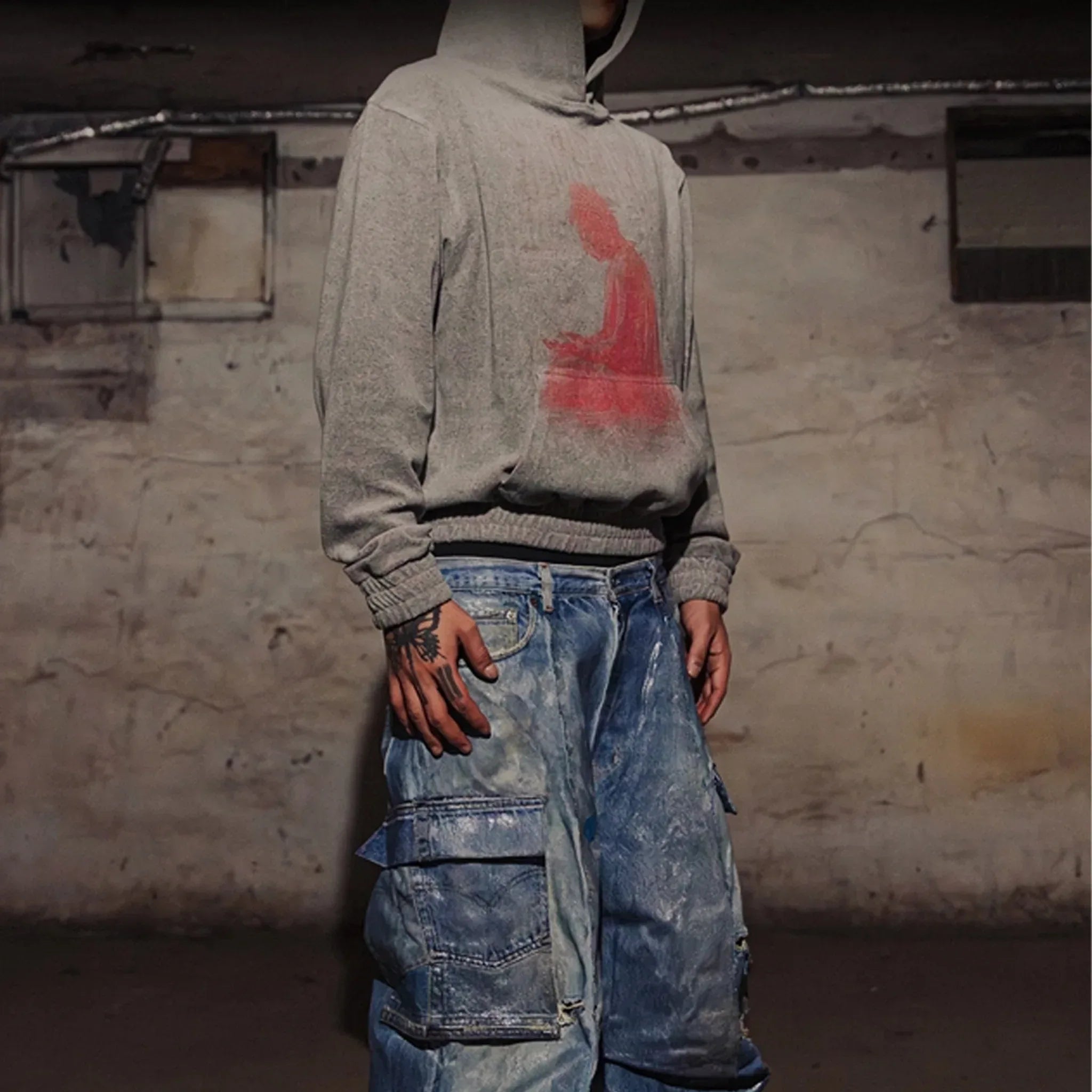French Terry Buddha Hoodie - EMOstanceclub - VENTURER