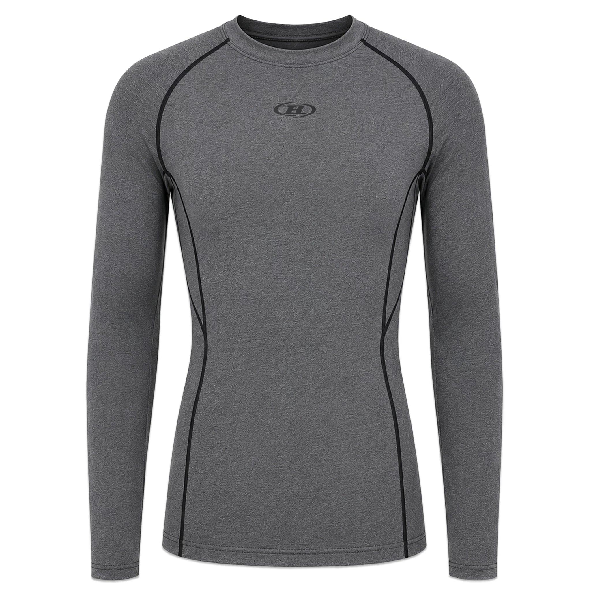 B Logo Raglan Muscle Fit Long Sleeve