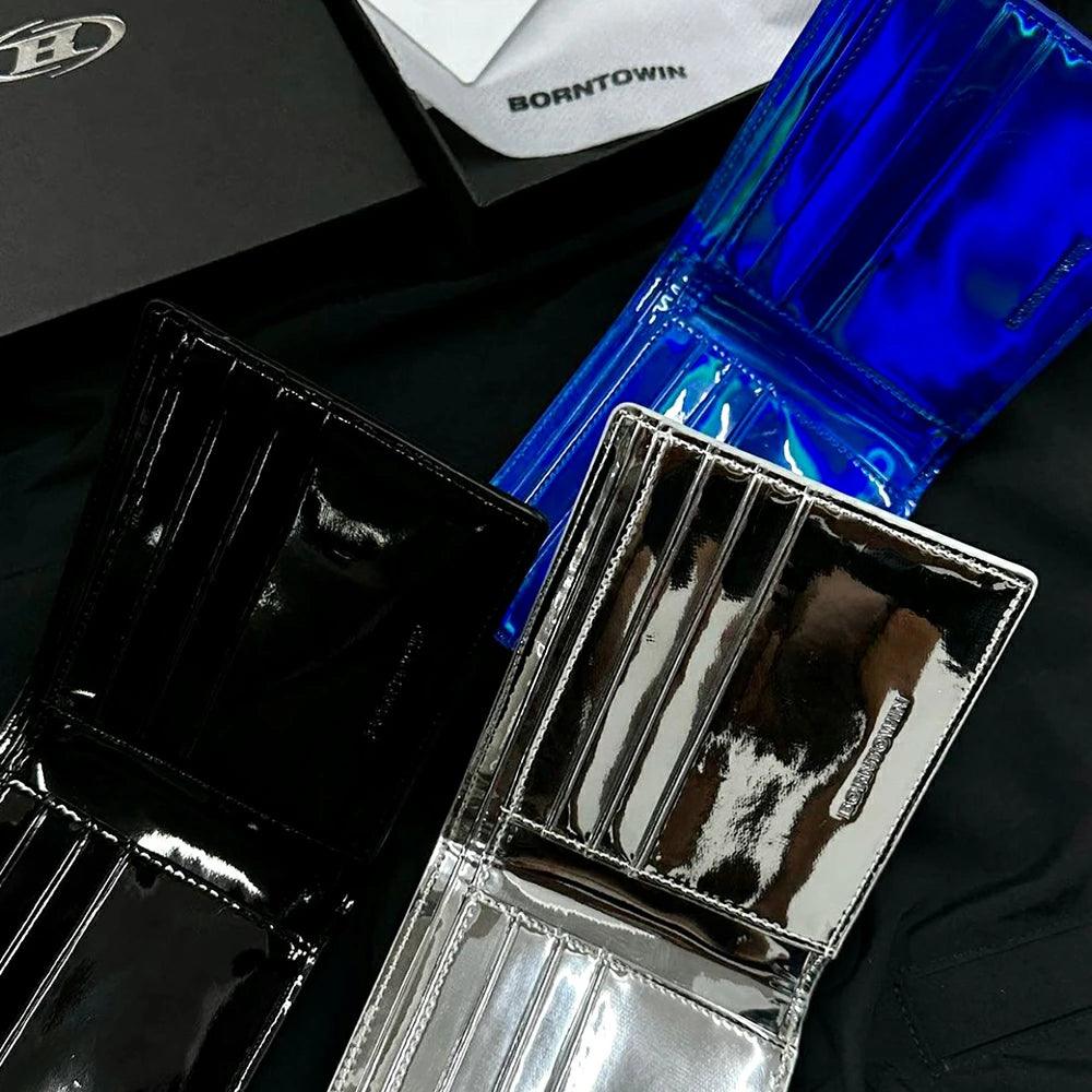 Big Chrome B Logo Enamel Wallet