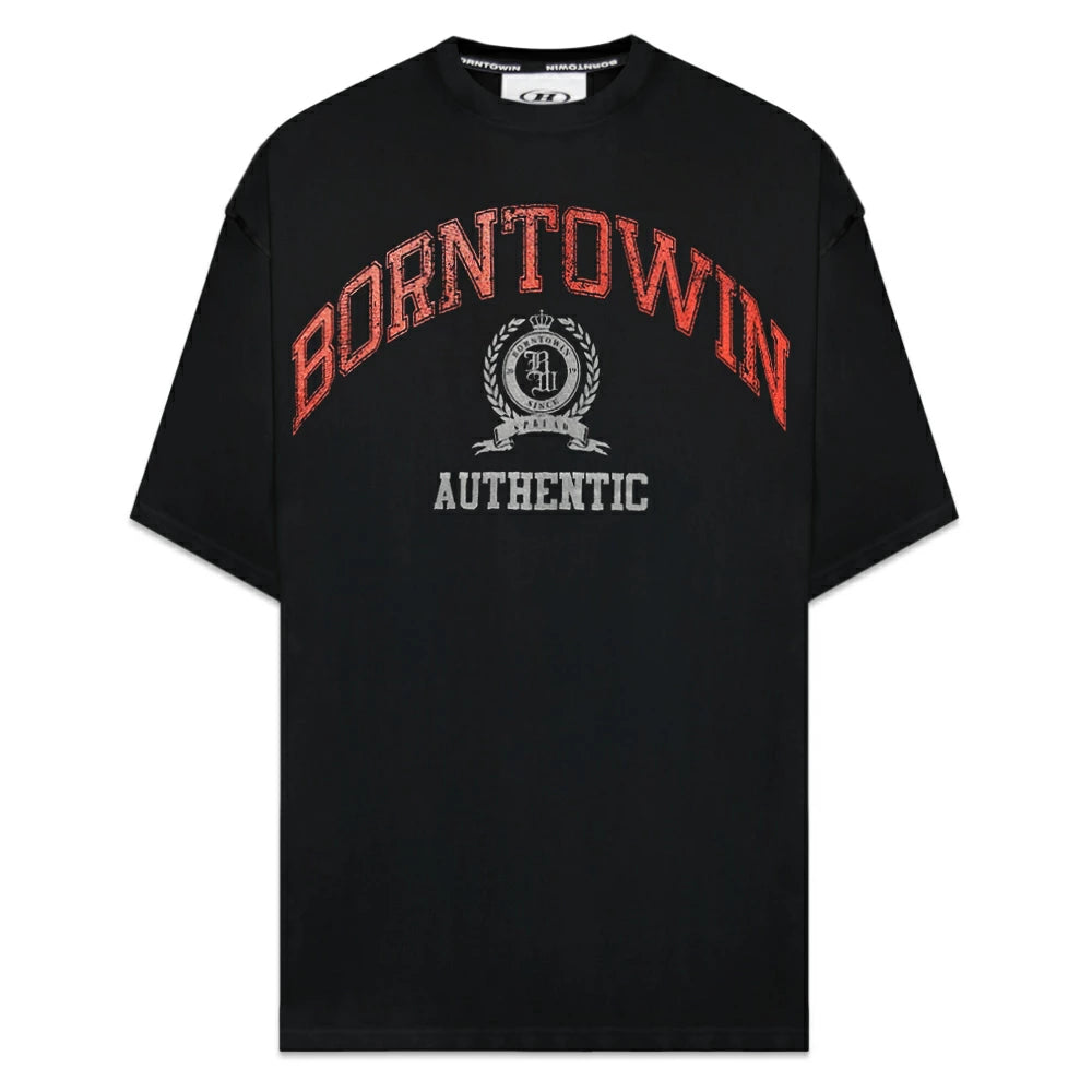 Crack Borntowin Emblem T-Shirt