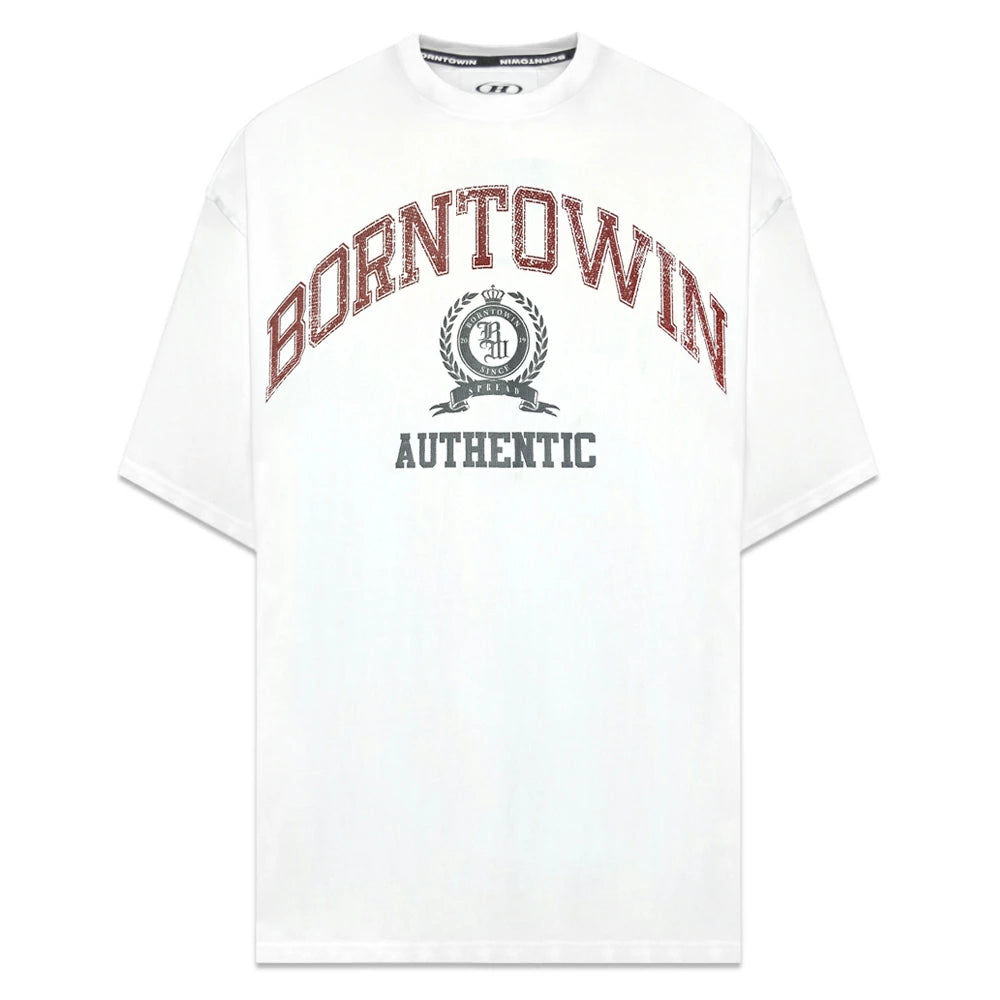 Crack Borntowin Emblem T-Shirt