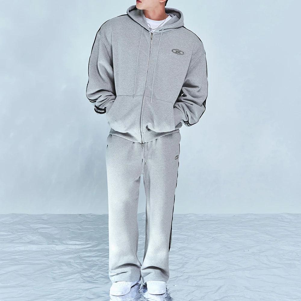 Chrome B Black Line Wide Pants