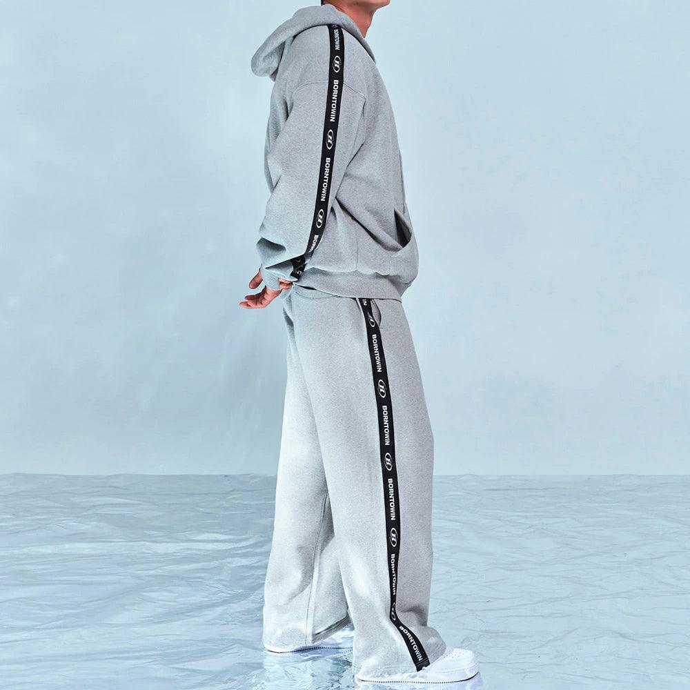 Chrome B Black Line Wide Pants