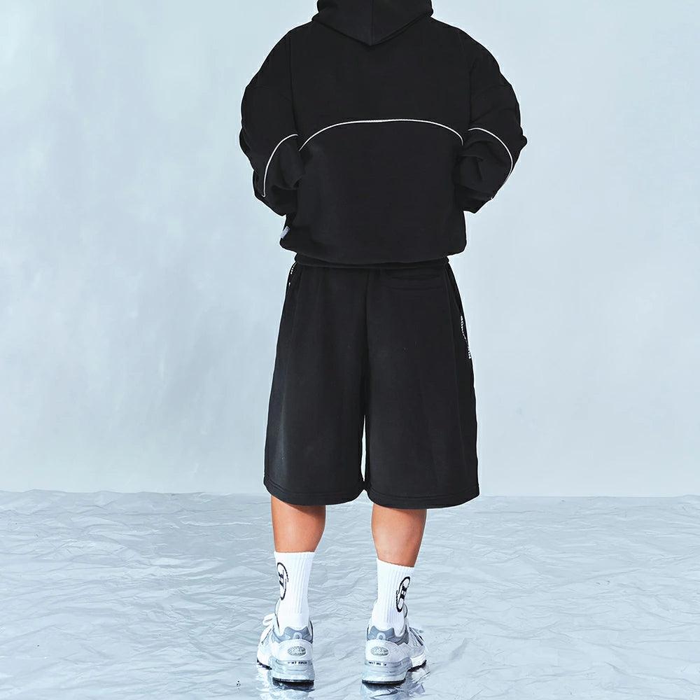 Chrome B Black Line Half Pants Long Ver