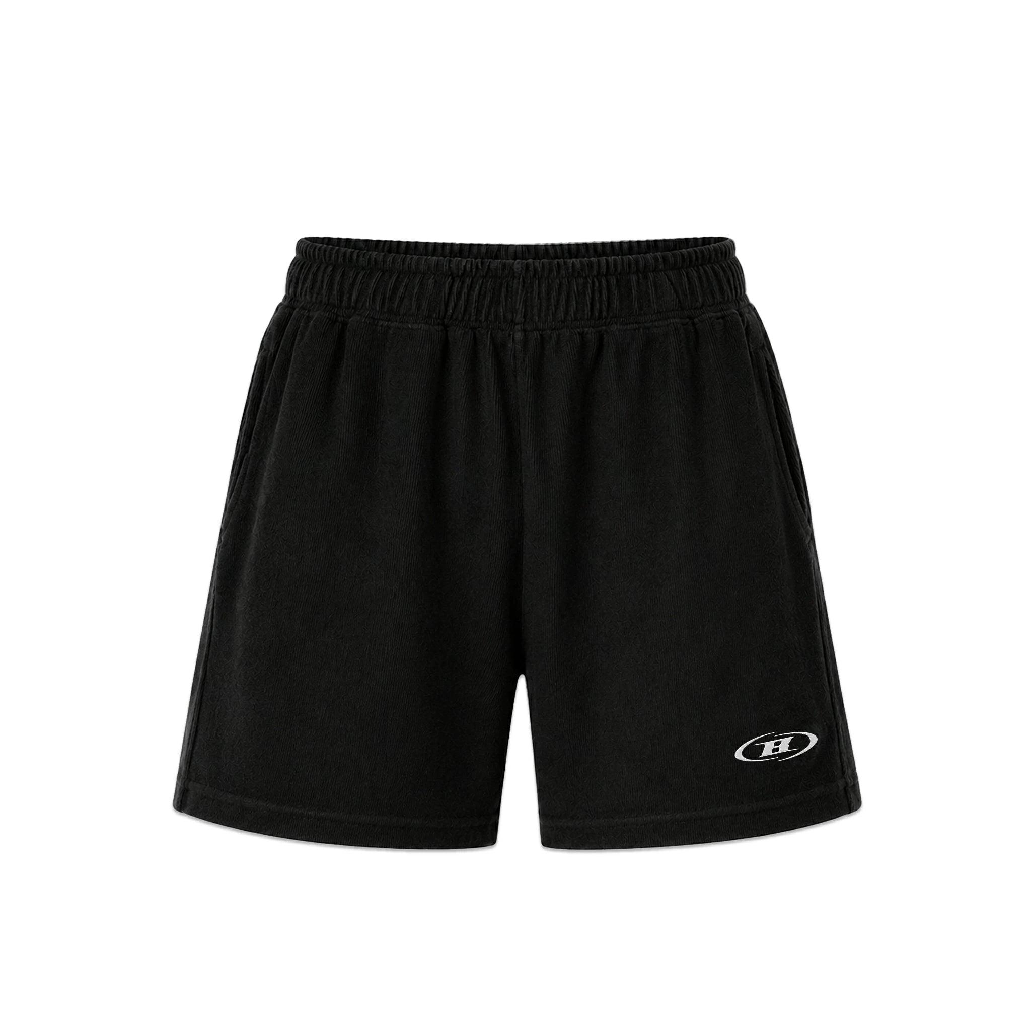 B CHROME VELOUR SHORTS