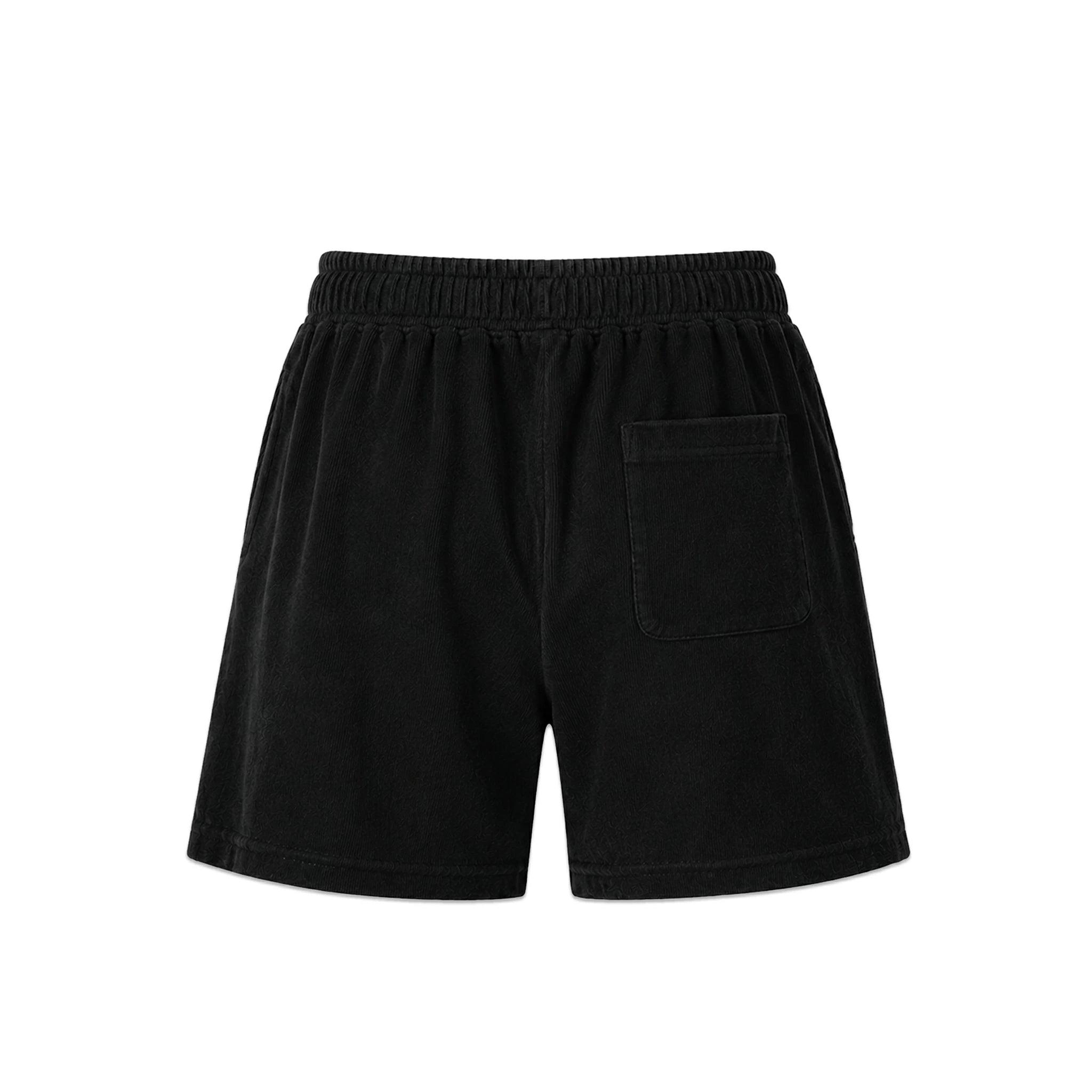 B CHROME VELOUR SHORTS