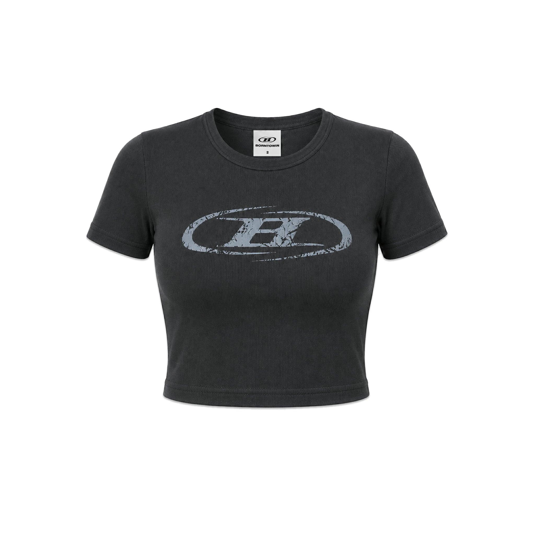 CRACK B PIGMENT CROP T-SHIRTS