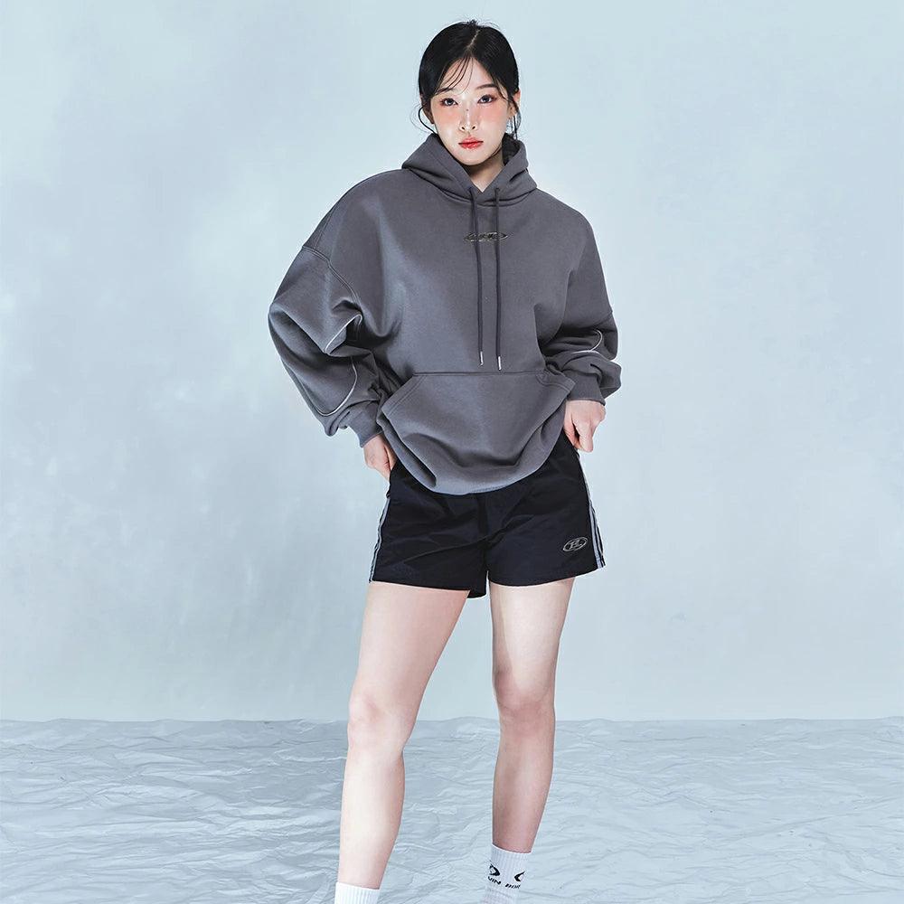 Big Chrome Reflective Line Hoodie
