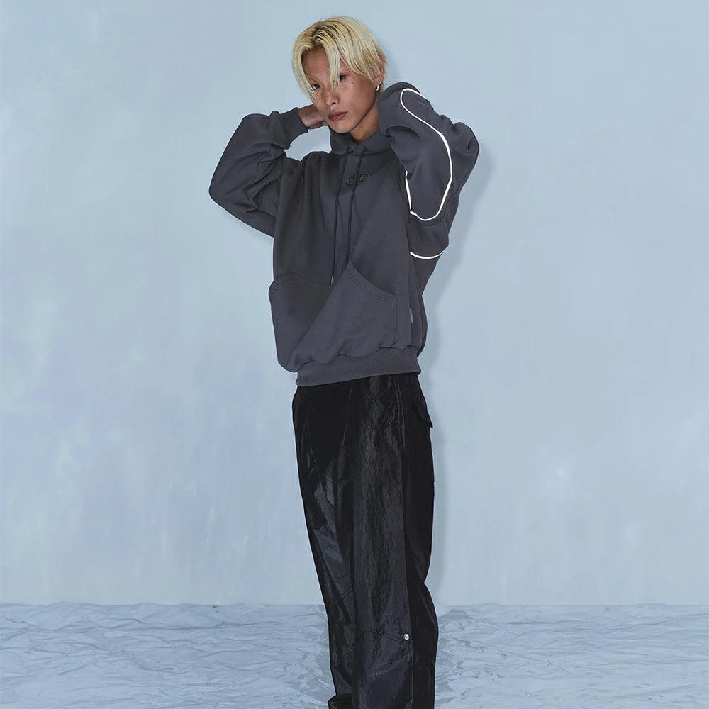 Big Chrome Reflective Line Hoodie