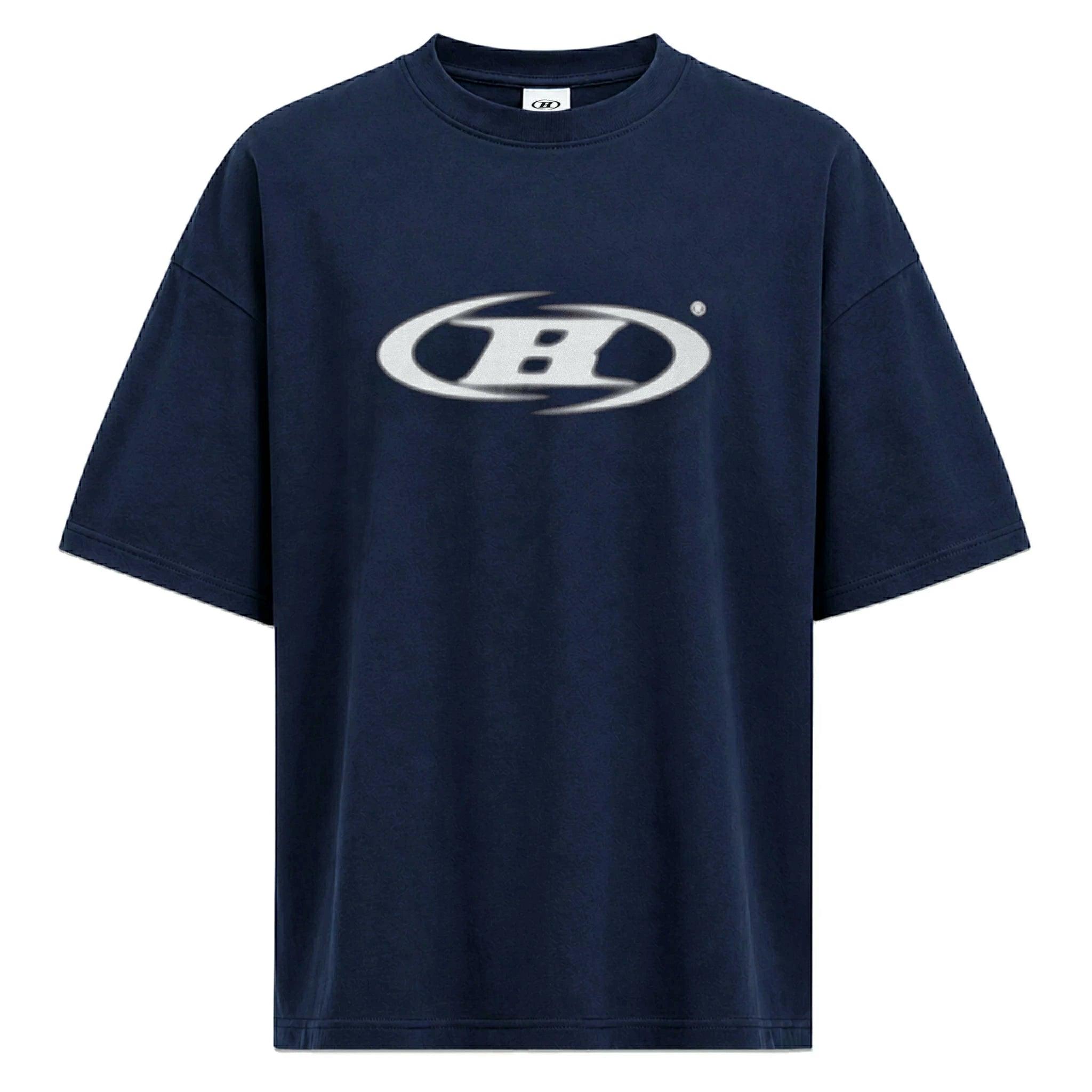Blur B Logo Oversized T-Shirt