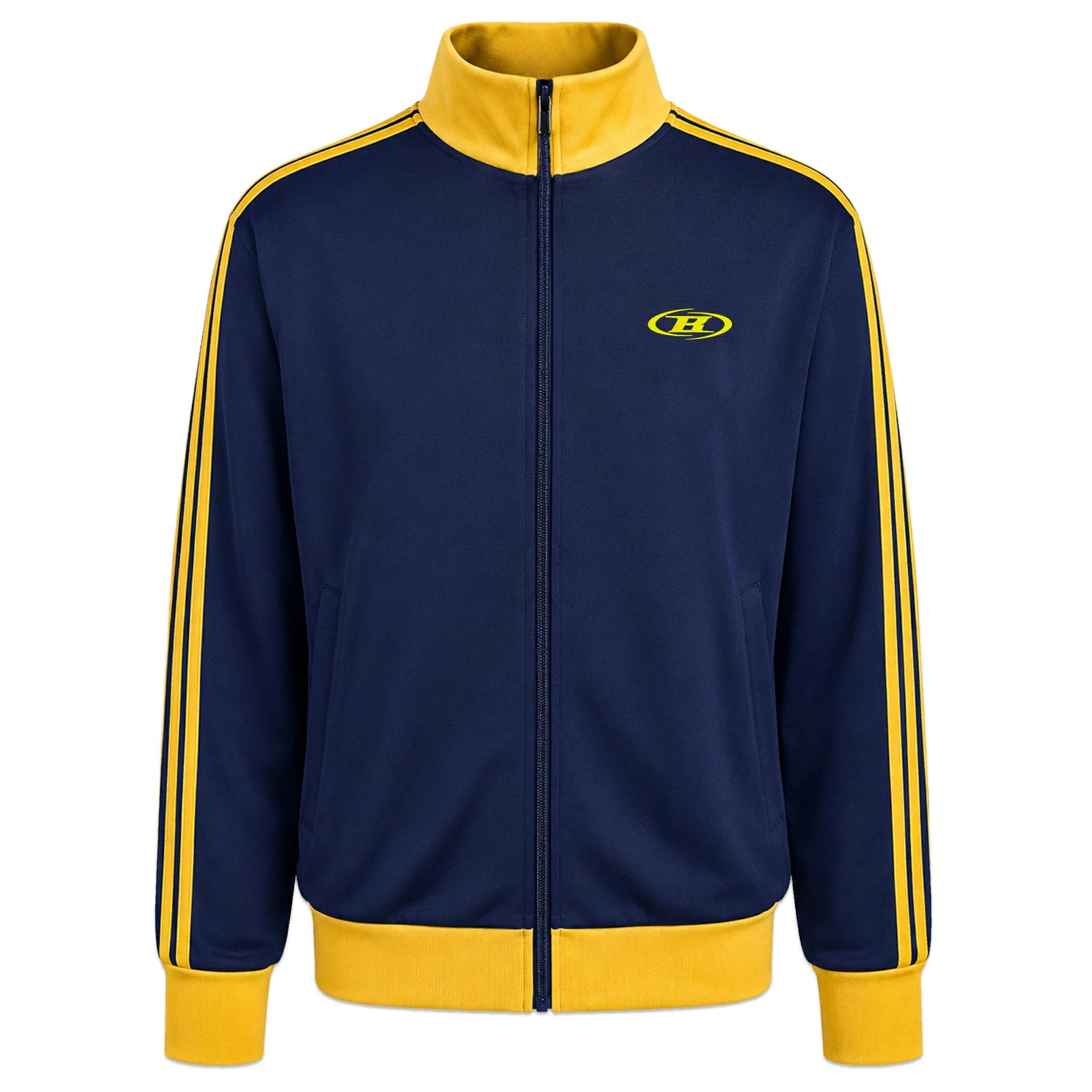 Track Line Zip Up Jeresy Jacket