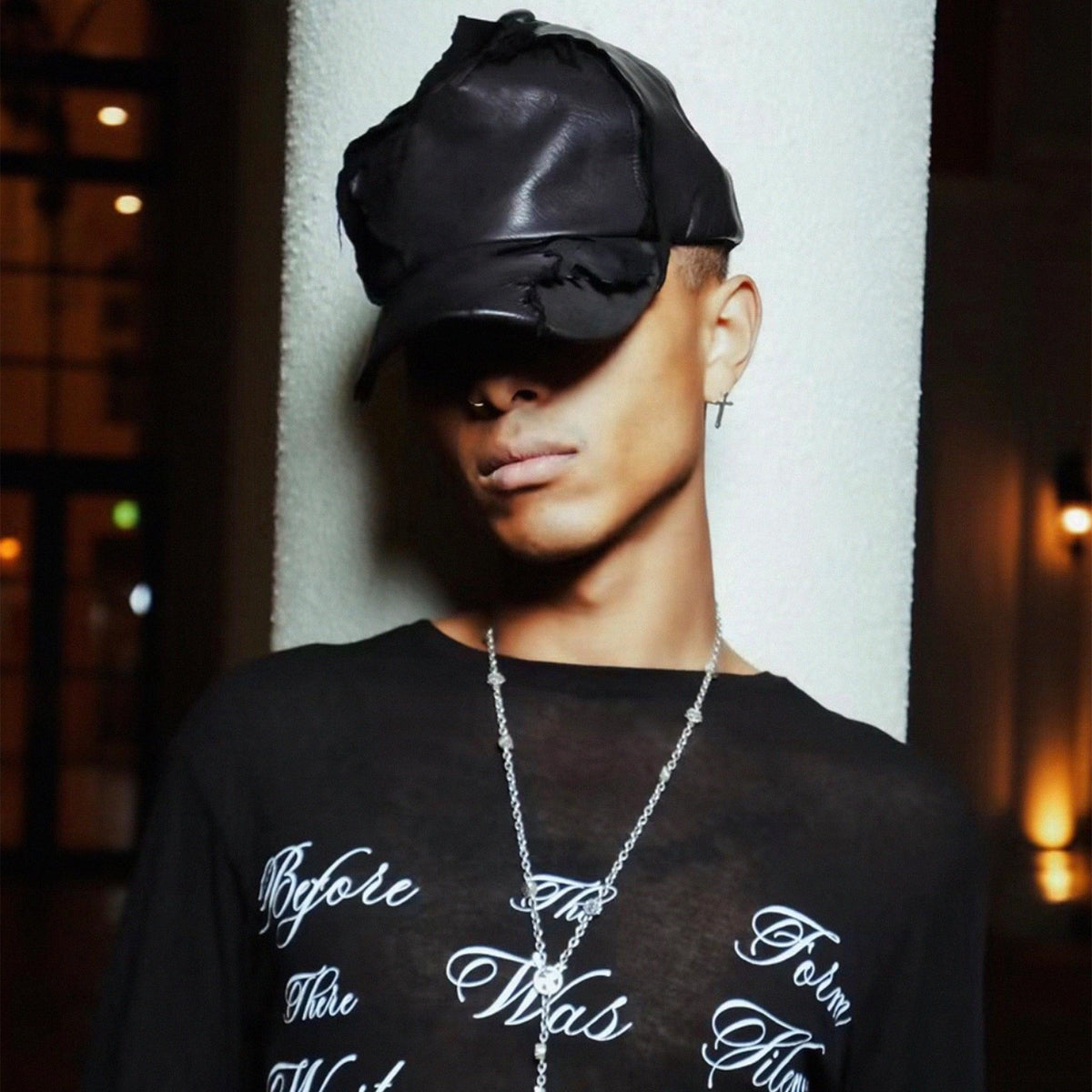 Unformed Learther Cap