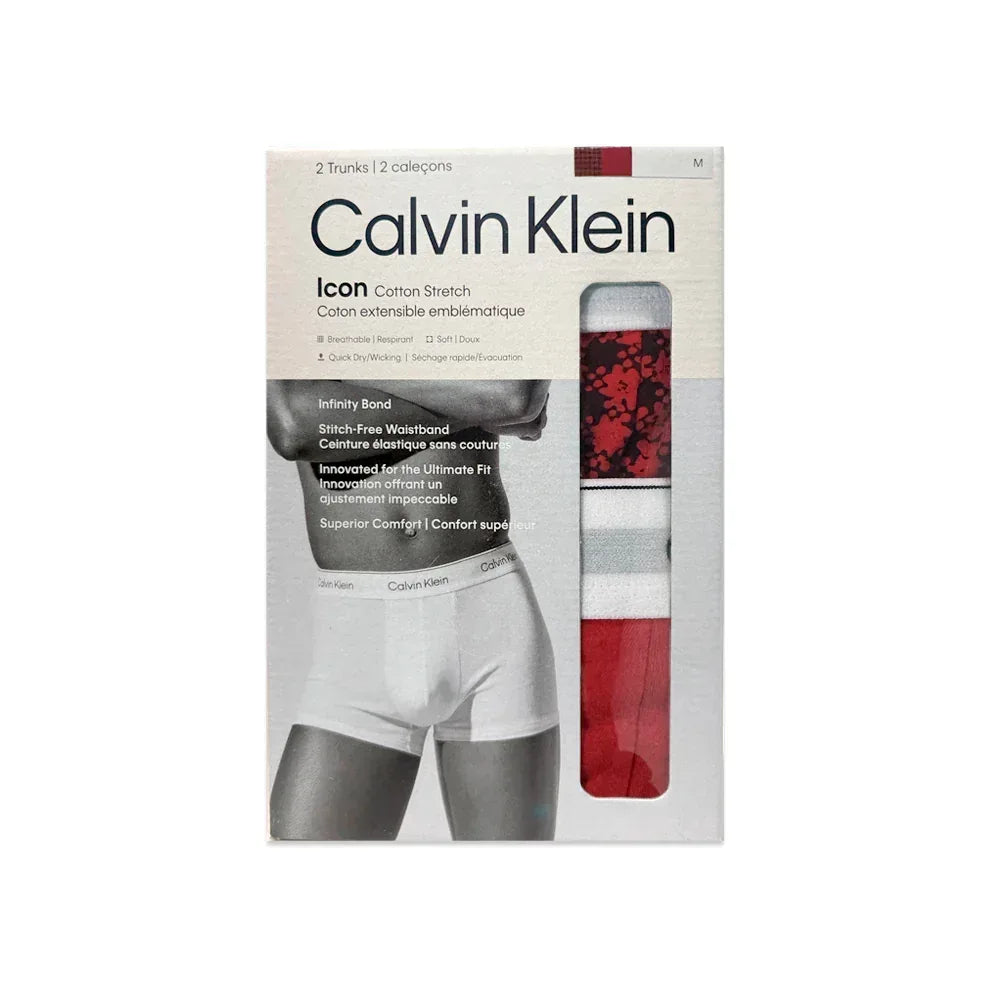 Icon Cotton Stretch Trunk 2PK - CALVIN KLEIN - VENTURER