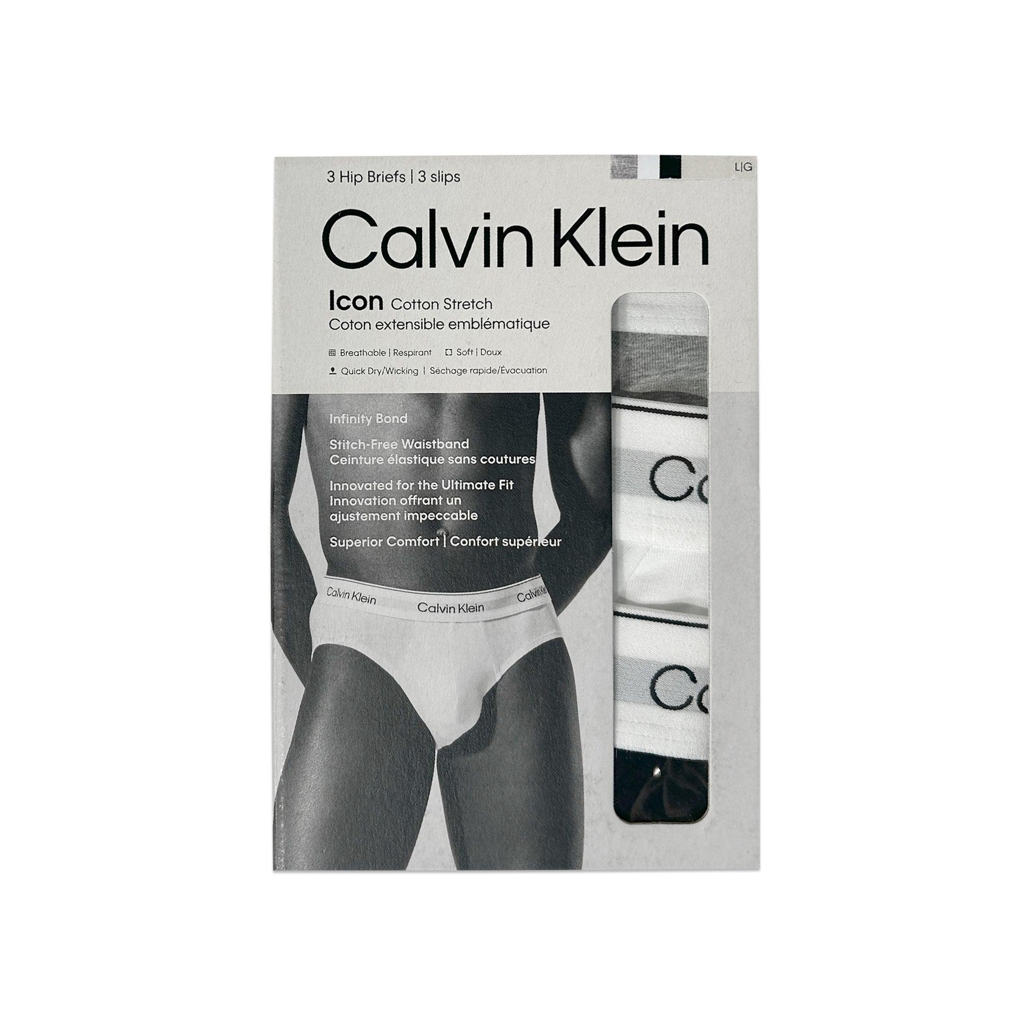 Icon Cotton Stretch Hip Brief 3PK