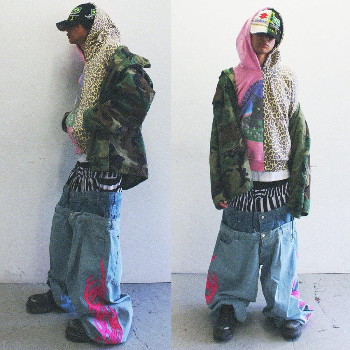 Triple Stack Zebra Jeans