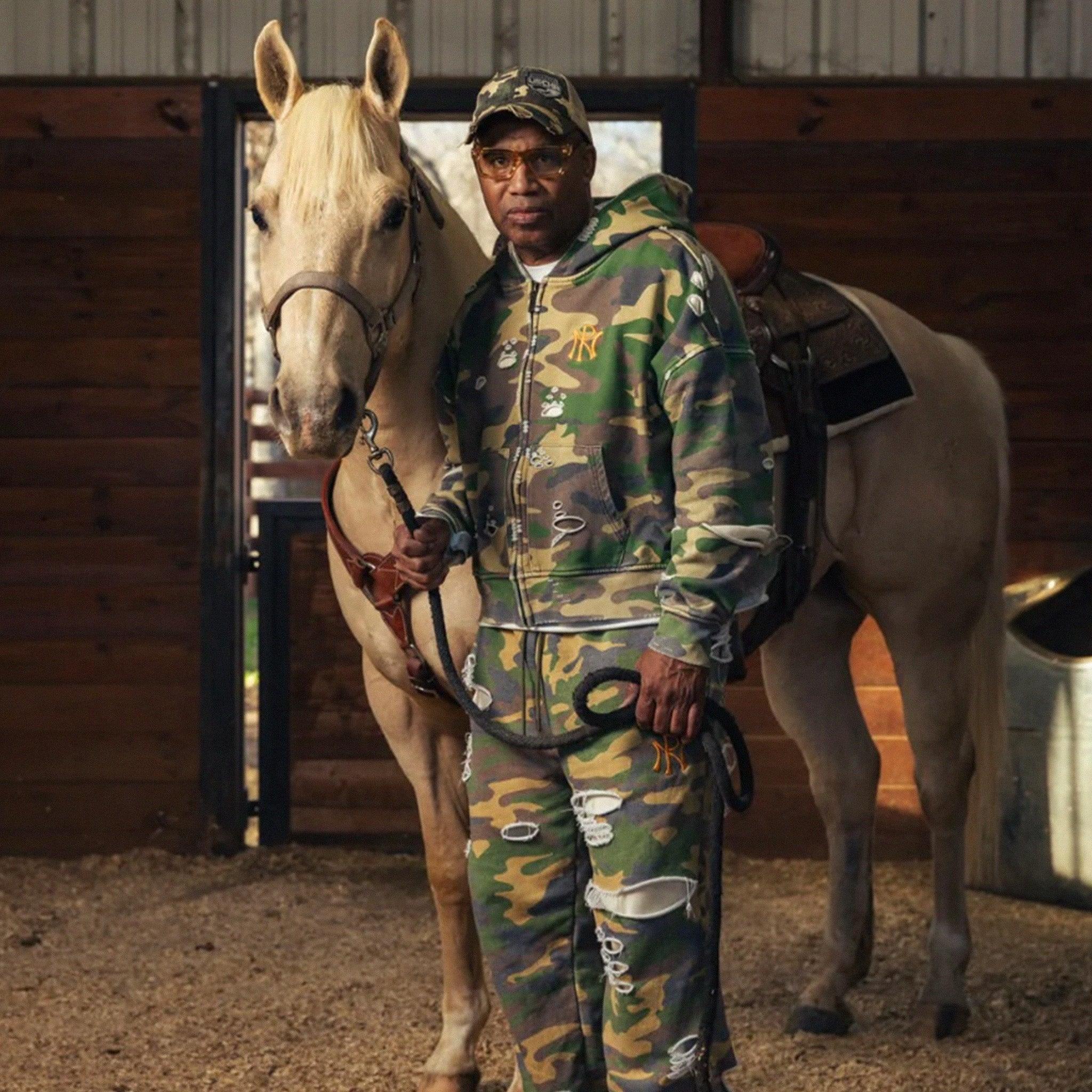 Camo Zip-Up Hoodie
